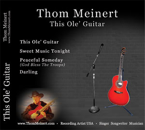 Click here to hear a sample of Thom Meinert's four latest hits.